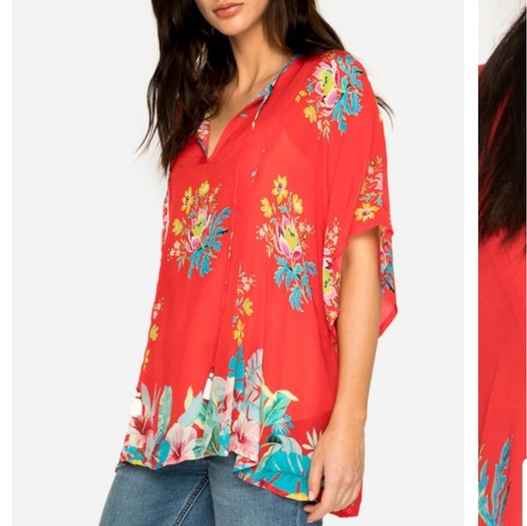 Johnny Was Tops - Johnny was PEONIES TOP